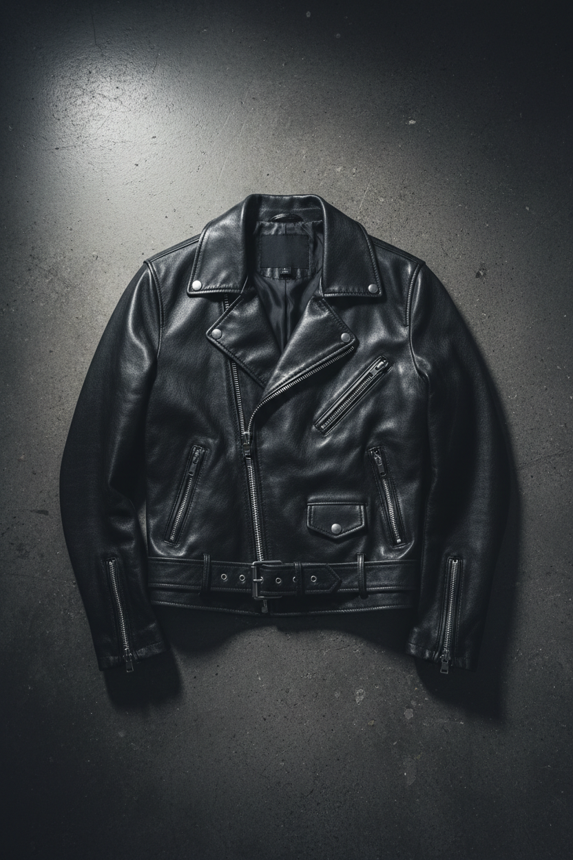 Jaqueta Biker - Flat Lay