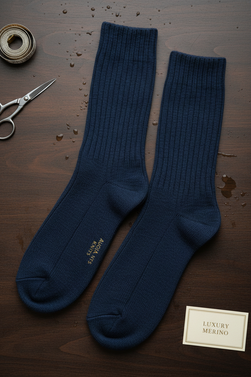 Meias Merino - Flat Lay