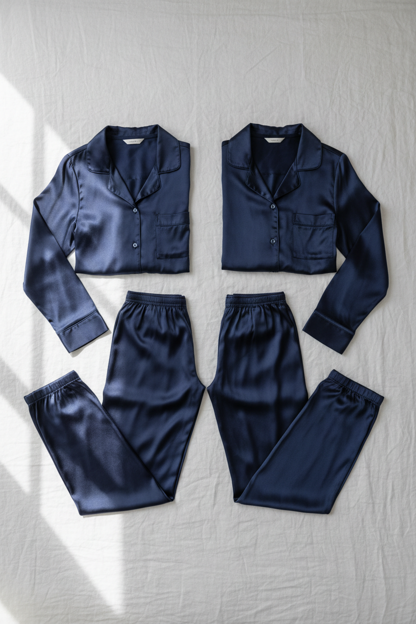 Pijama Seda - Flat Lay