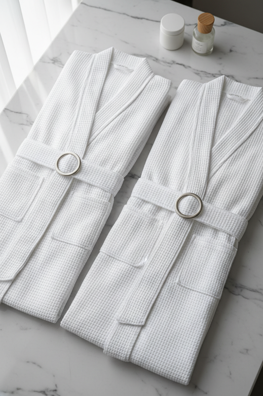 Robe Waffle - Flat Lay