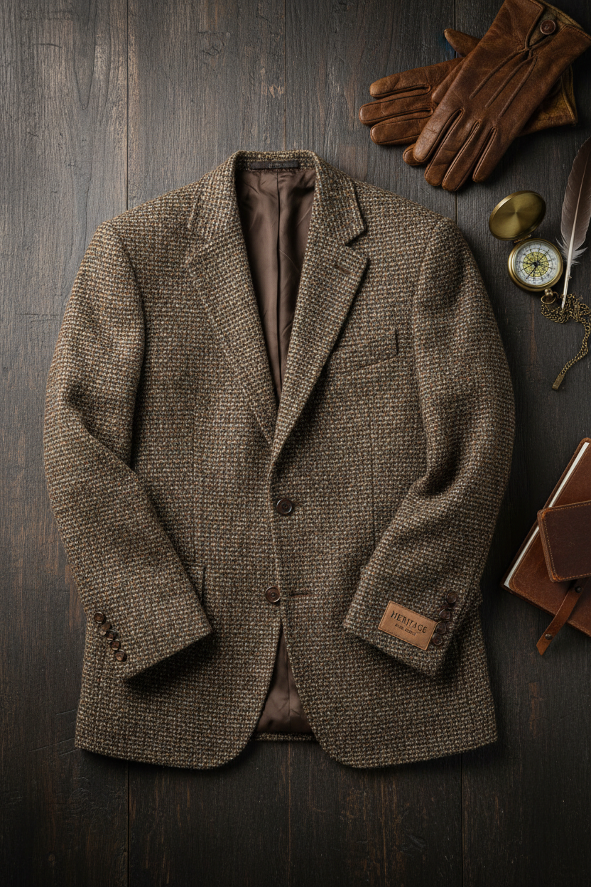 Blazer Tweed - Flat Lay