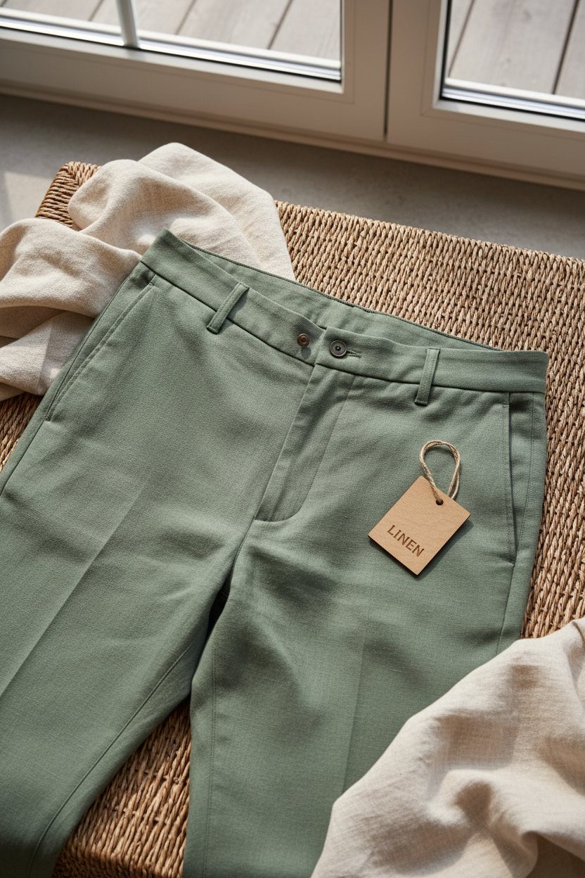Calça Linho - Flat Lay