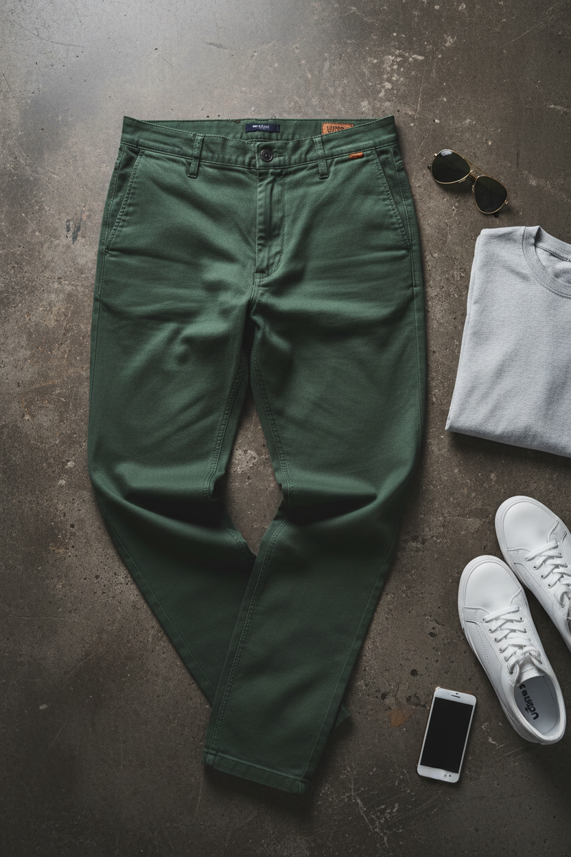Calça Sarja - Flat Lay