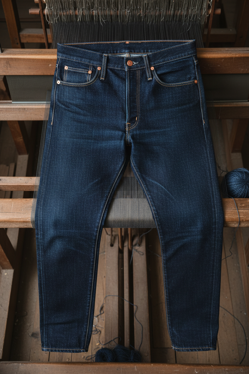 Calça Selvedge - Flat Lay