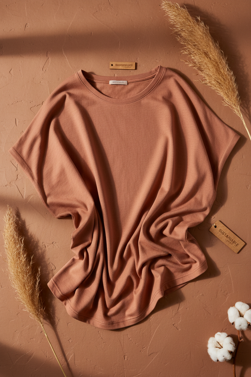 Camiseta Modal - Flat Lay