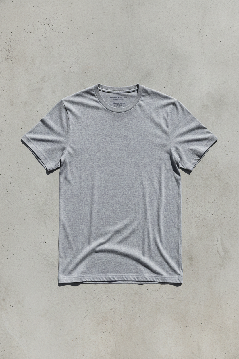 Camiseta Supima - Flat Lay