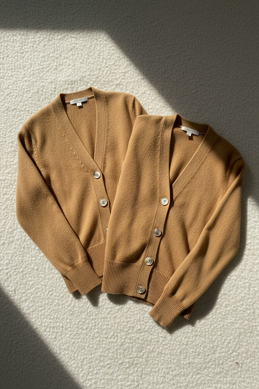 Cardigan Cashmere - Flat Lay