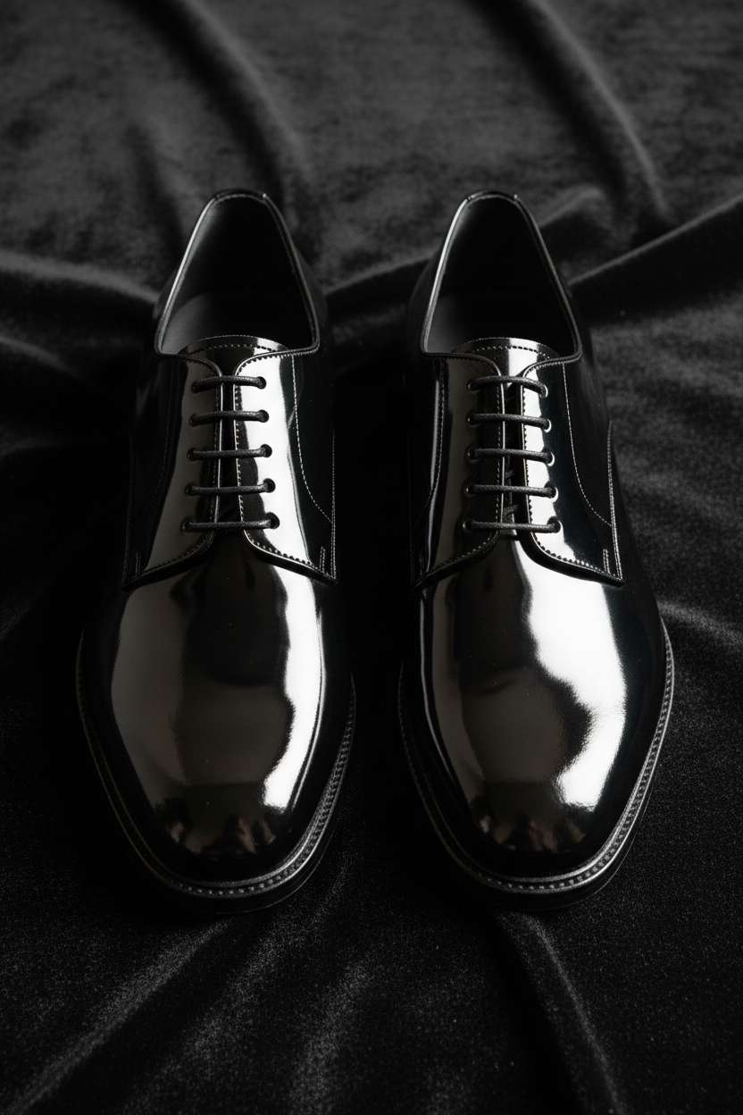 Derby Envernizado - Flat Lay