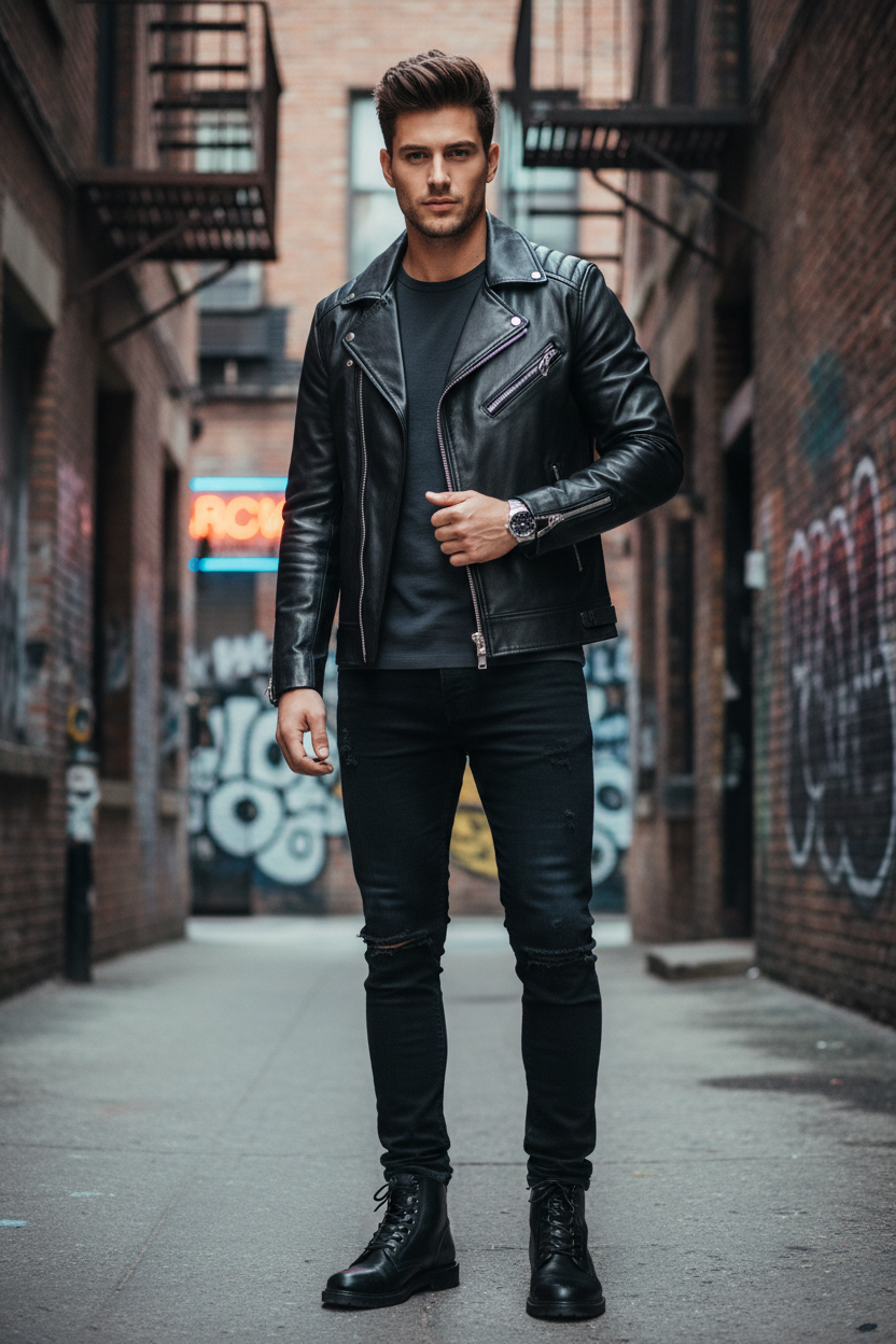 Jaqueta Biker - Editorial