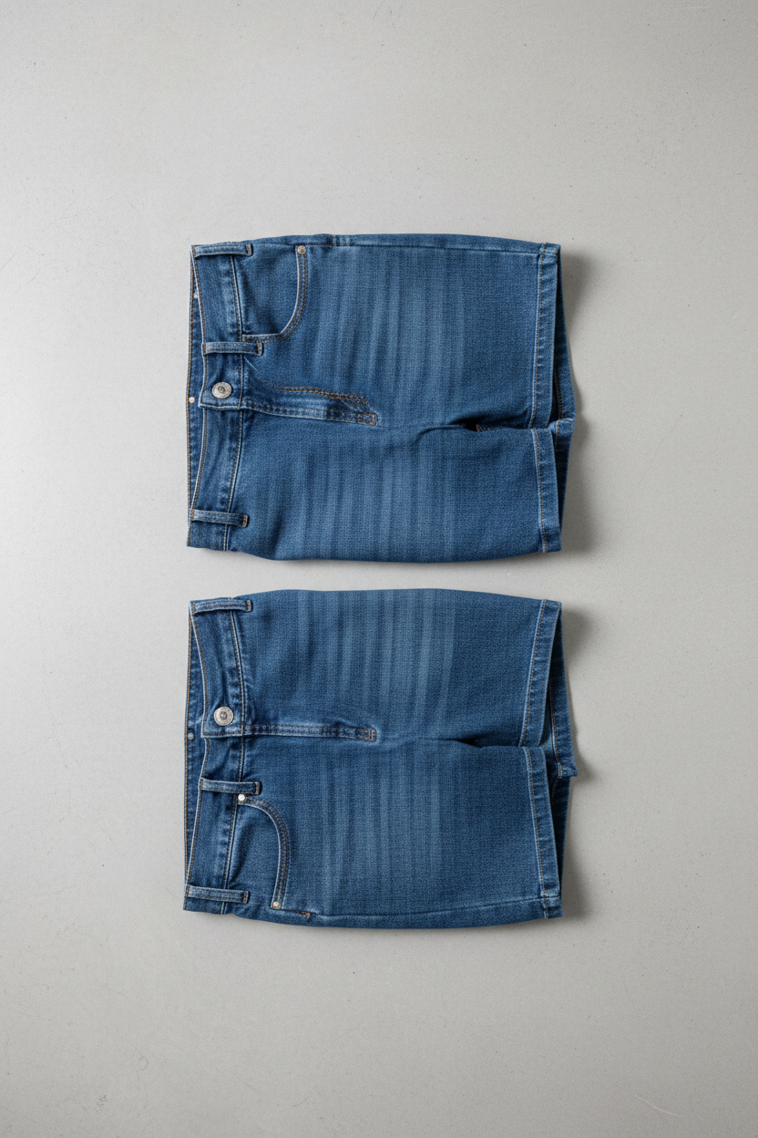 Short Denim - Flat Lay