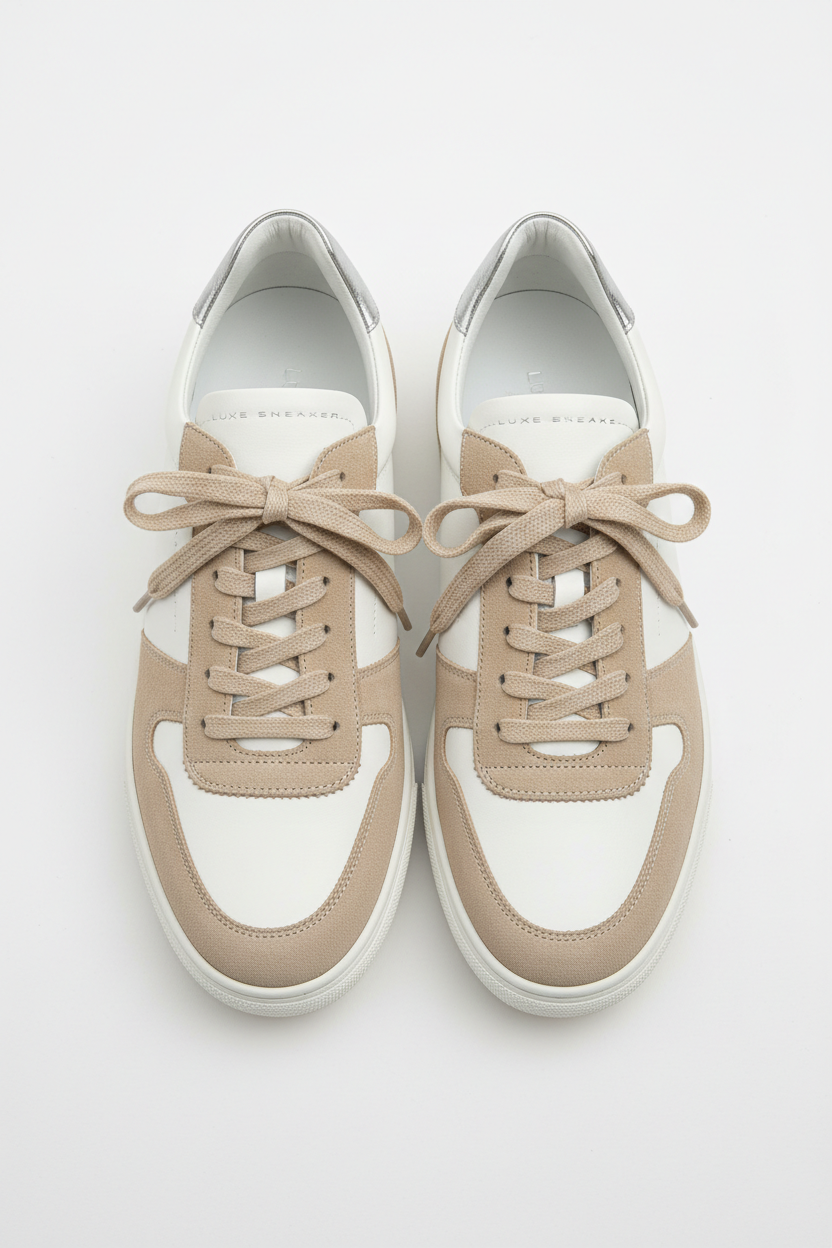 Sneaker Couro - Flat Lay